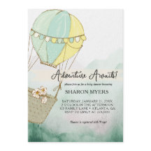 Green Adventure Awaits Baby Shower