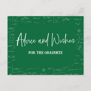 Green Advice and Wishes for the Graduate Enclosure Card