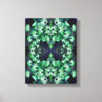 Green African Daisy Flowers Art