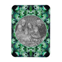 Green African Daisy Flowers Frame Add Your Photo