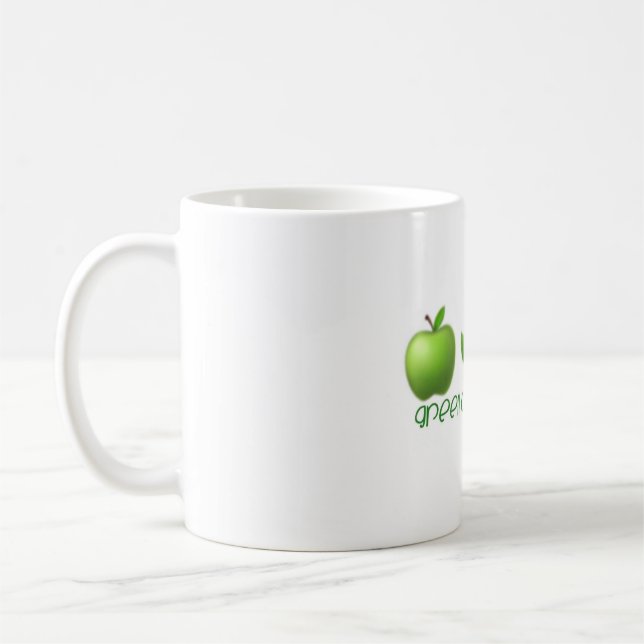 Green Afro Honey Mug 1 (Left)