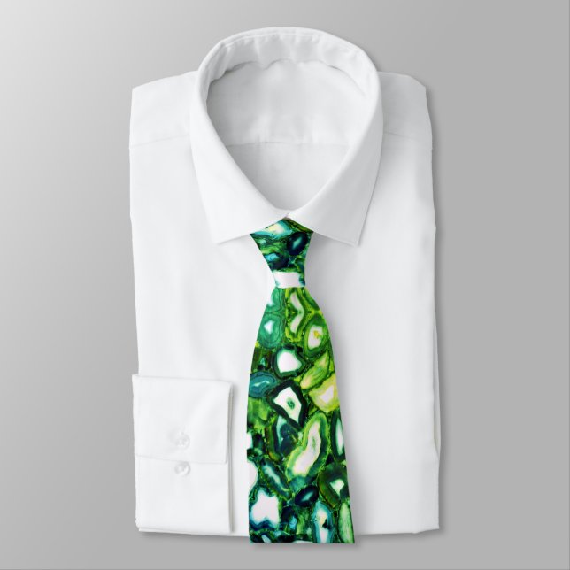 green agates tie (Tied)