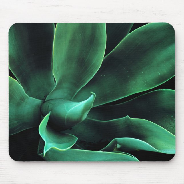 Green Agave Attenuata Mouse Mat (Front)
