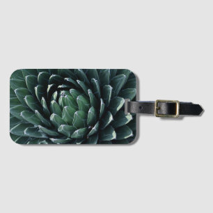 Green Agave Luggage Tag