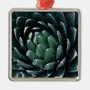 Green Agave Metal Tree Decoration