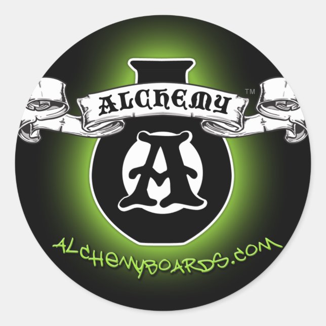 Green Alchemy Sticker (Front)