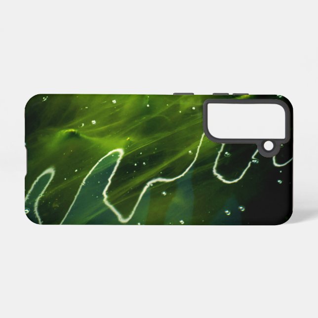 Green Algae and Water sgcna Samsung Galaxy S21 Case (Back Horizontal)