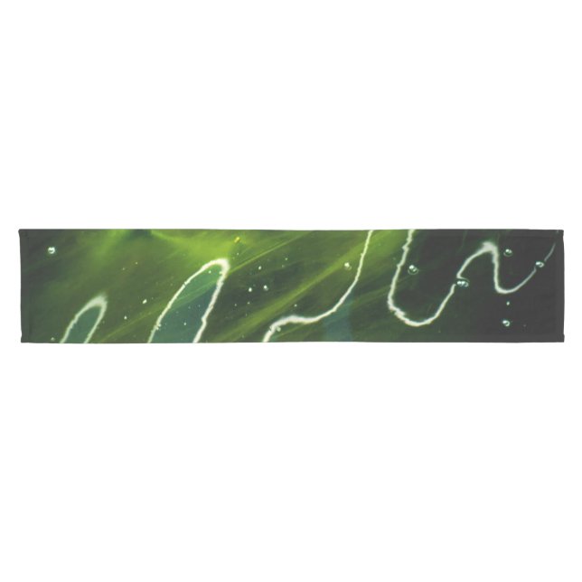 Green Algae and Water trcnm Short Table Runner (Horizontal)