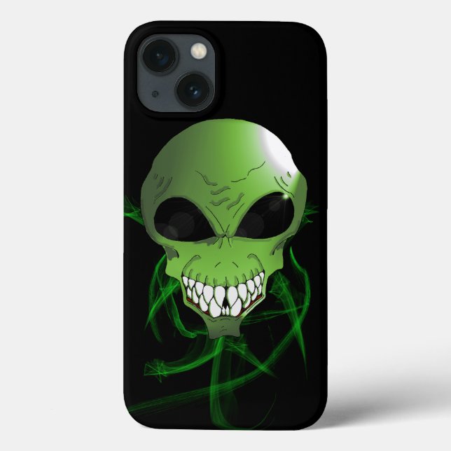 Green alien Apple iPhone 8/7, Tough Phone Case (Back)