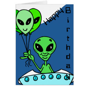 Green Alien Birthday