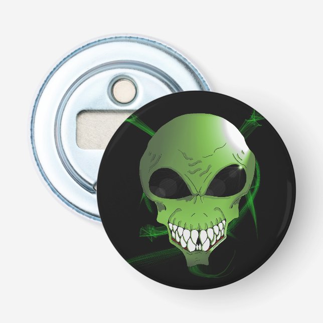 Green alien Bottle Opener (Front)
