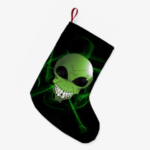 Green alien Custom Christmas Stocking