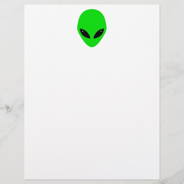 Green Alien Head (Front)