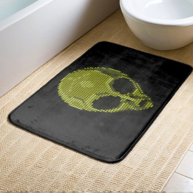 Green Alien Head Bath Mat (Creator Uploaded)