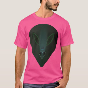 Green Alien Head With Alien Inside T-Shirt