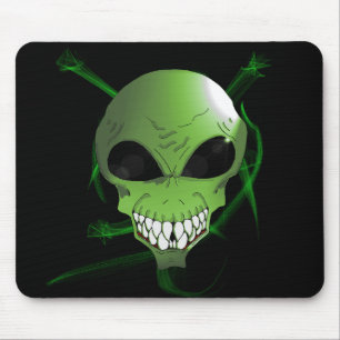 Green Alien Mousepad