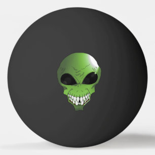 Green Alien One Star Ping Pong Ball