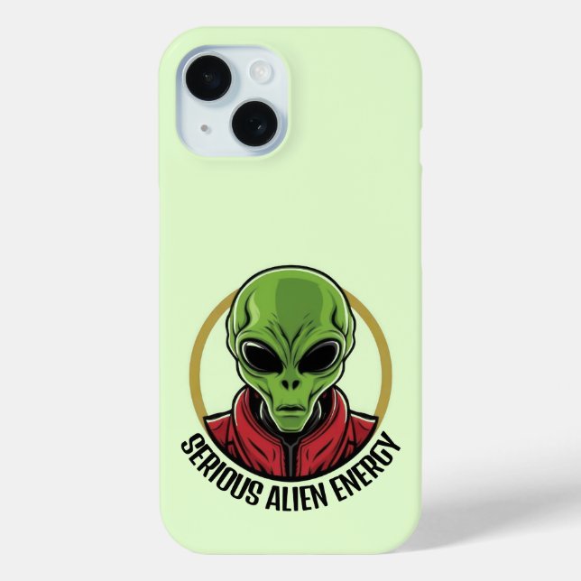 Green Alien Phone Case (Back)