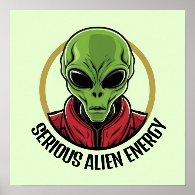 Green Alien Poster (Front)