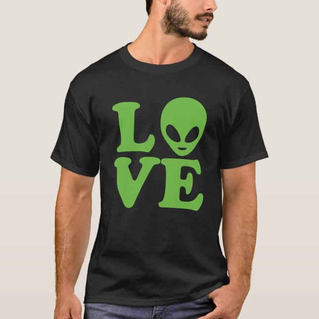 Green Alien T-Shirt (Front)