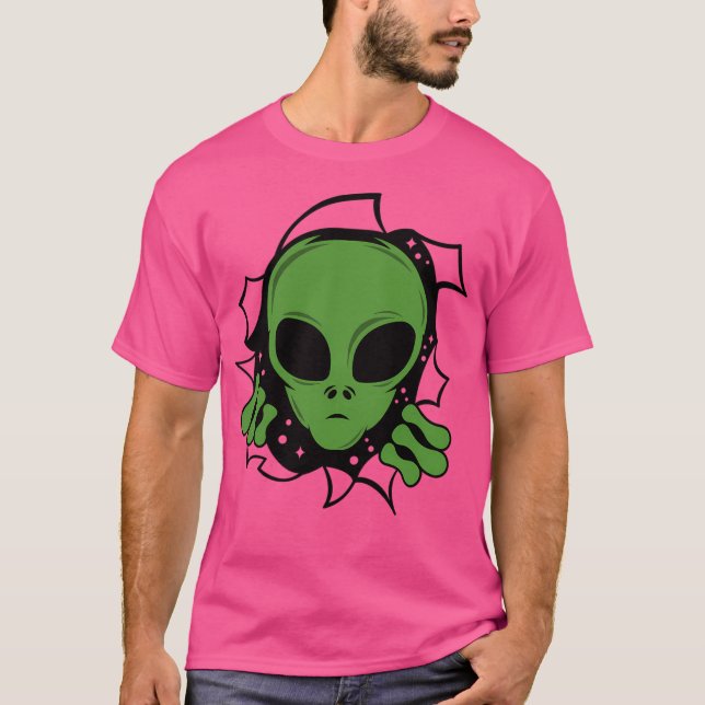 Green Alien T-Shirt (Front)