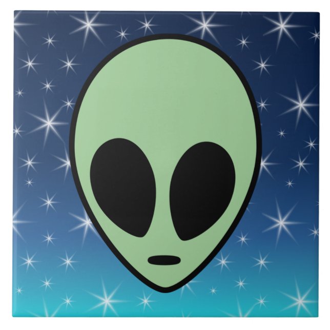 Green Alien Tile (Front)