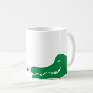 Green Alligator Mug