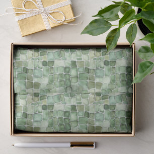 Green Alligator Print Birthday Tissue Paper