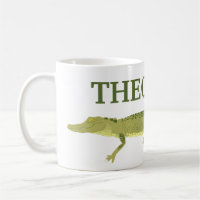 Green Alligator Realistic Graphic Personalised