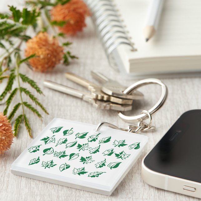 Green Alphabet Keychain (Creator Uploaded)
