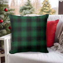 Green and Black Buffalo Tartan Plaid