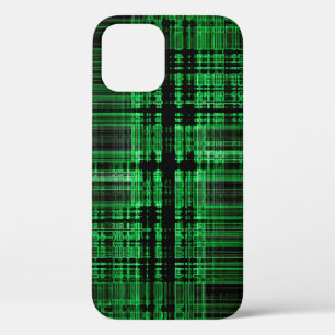 Green and black matrix pattern Case-Mate iPhone ca 12 Case