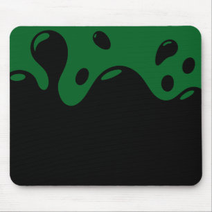 Green and Black Mouse Pad