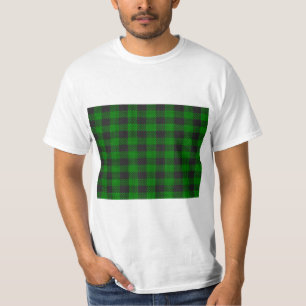 Green and black plaid T-Shirt