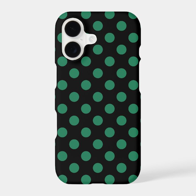 Green and black polka dots (Back)
