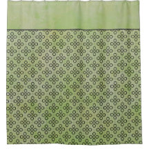 Green and Black Retro Pattern