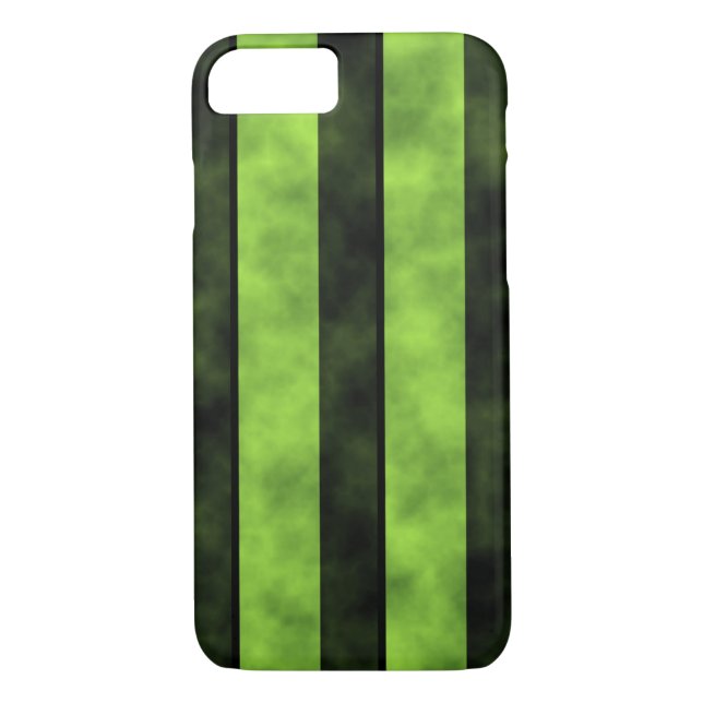 Green and Black Stripe Design Case-Mate iPhone Case (Back)