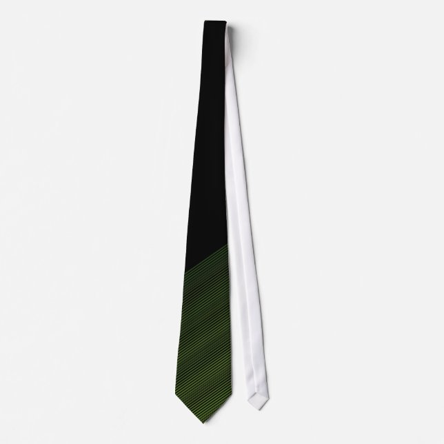 green and black tie (Front)