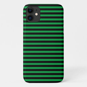 Green and Black Vertical Stripes Case-Mate iPhone Case