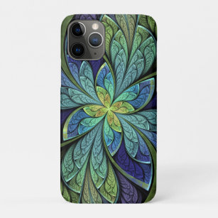 Green and Blue Abstract Pattern La Chanteuse IV Case-Mate iPhone Case