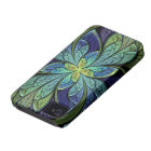 Green and Blue Abstract Pattern La Chanteuse IV