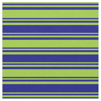 Green and Blue Coloured Striped/Lined Pattern Fabric