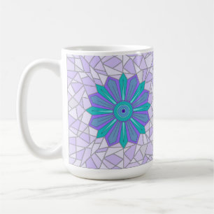 GREEN AND BLUE MIX MUG