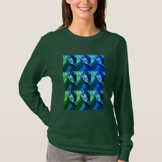 Green and blue nature winter season T-Shirt