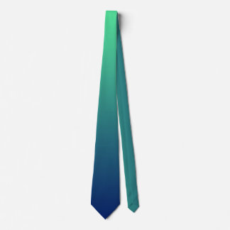 Green and blue ombre tie