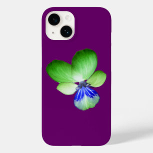 Green and Blue Pansy Case-Mate iPhone 14 Case