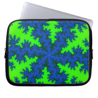 Green and Blue Snowflake