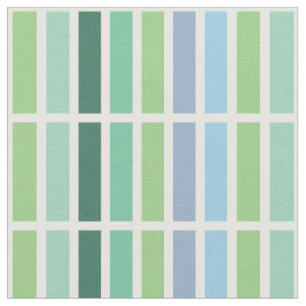 Green and Blue Stripes Fabric