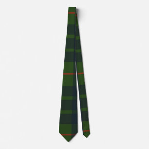 Green and Blue Tartan Plaid Tie