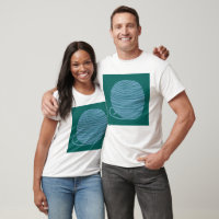 Green and Blue Yarn Ball T-Shirt